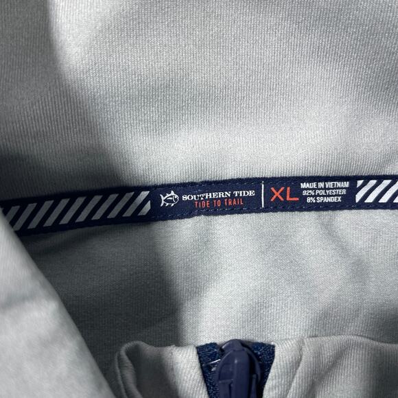 Southern Tide Performance Jacket Mens Size XL Sea Foam Full Zip Lightweight - Picture 4 of 13